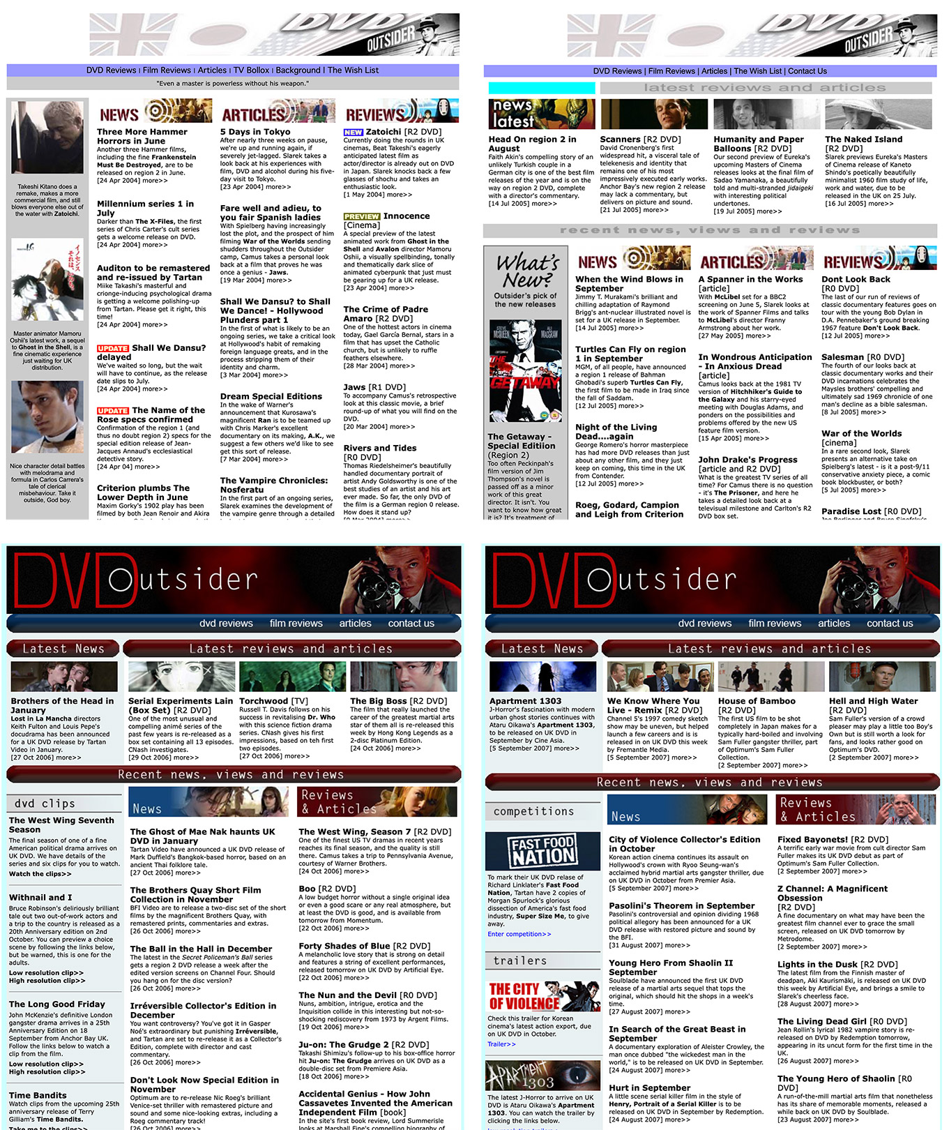 The changing face of DVD Outsider