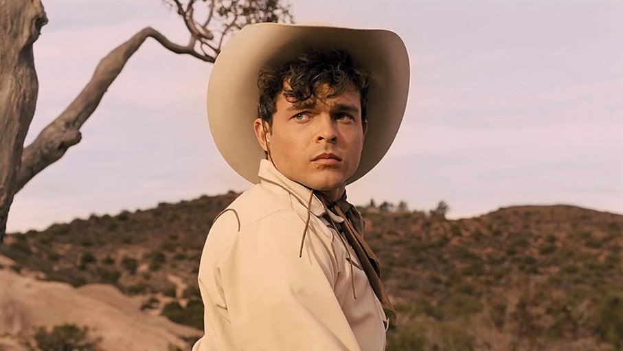 Alden Ehrenreich as Hobie Doyle in Hail, Caesar!