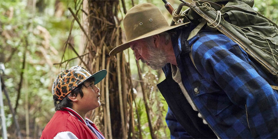 Julian Dennison and Sam Neill in Hunt for the Wilderpeople