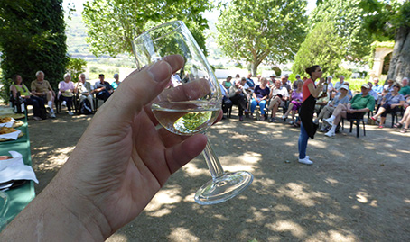 A birthday drink at a vinery (eventually)