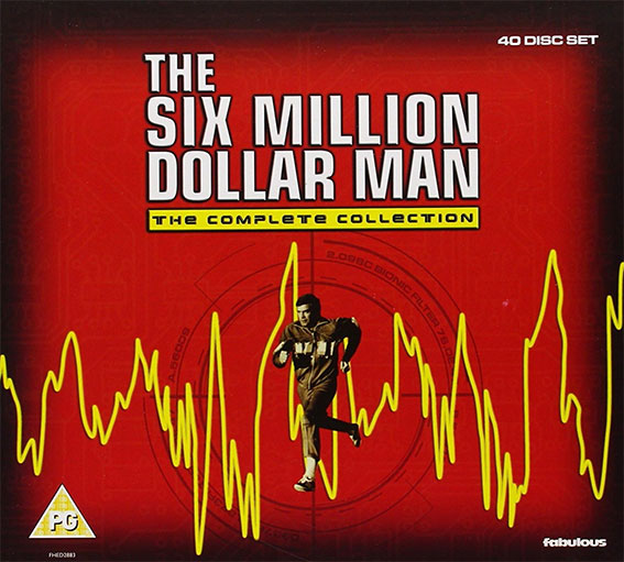 The Six Million Dollar Man – The Complete Collection DVD box art