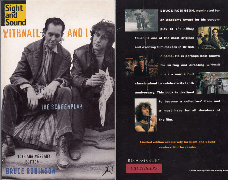 Withnail & I screenplay book cover