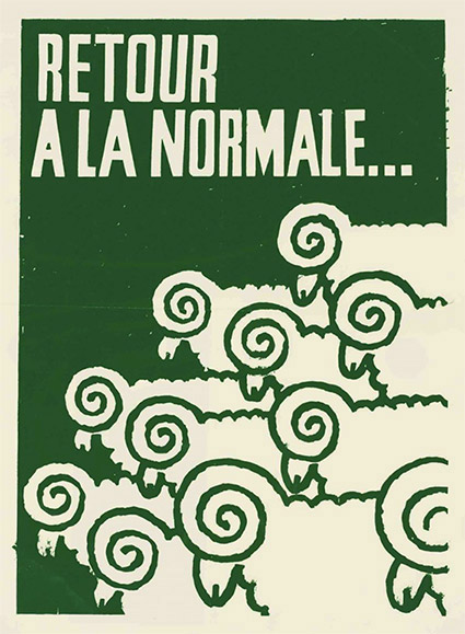 Retour a la normale poster