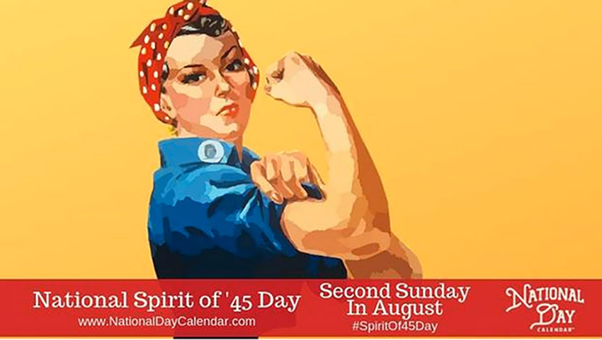 National Spirit of '45 Day poster