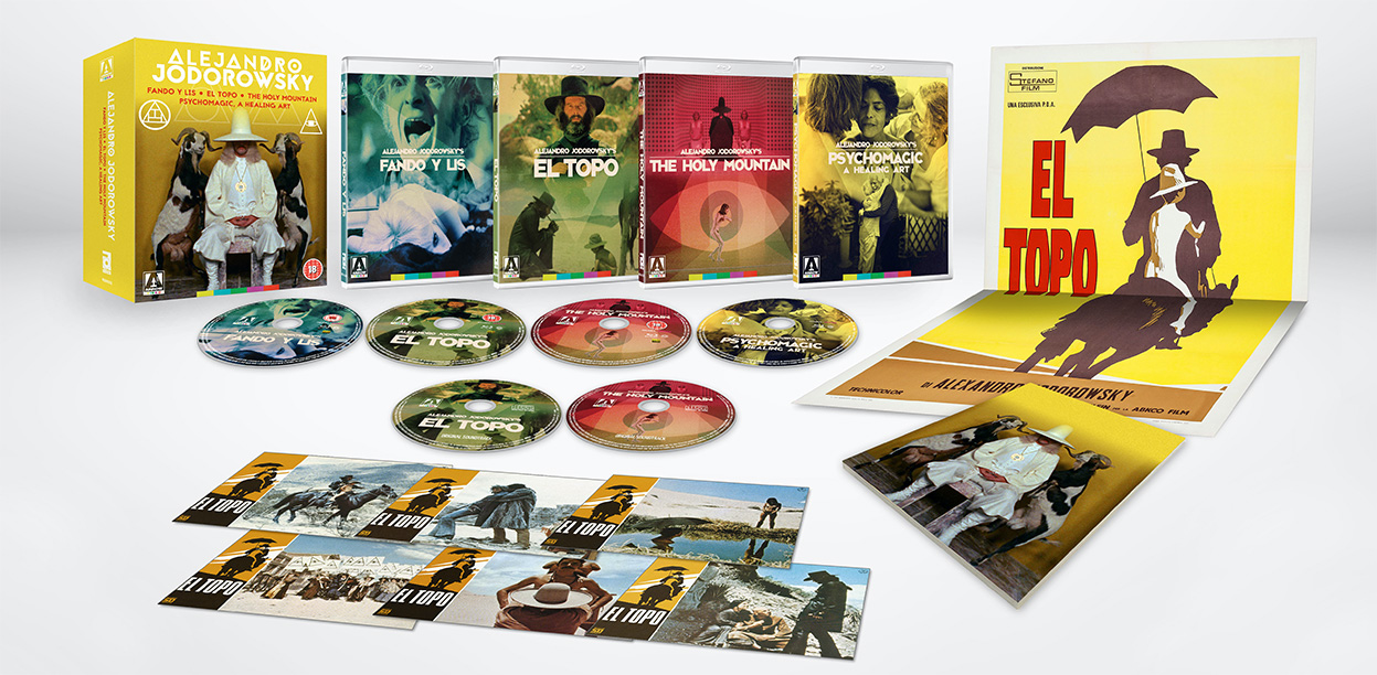 Alejandro Jodorowsky Collection Blu-ray pack shot