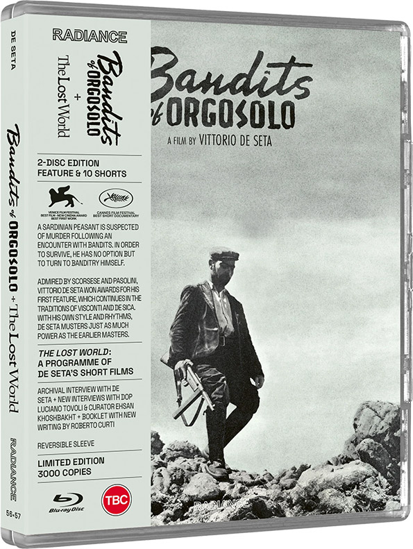Bandits of Orgosolo + The Lost World Blu-ray cover art