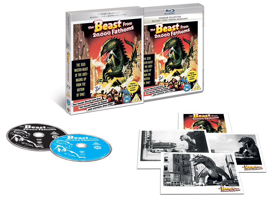 The Beast from 20,000 Fathoms dual format pack shot