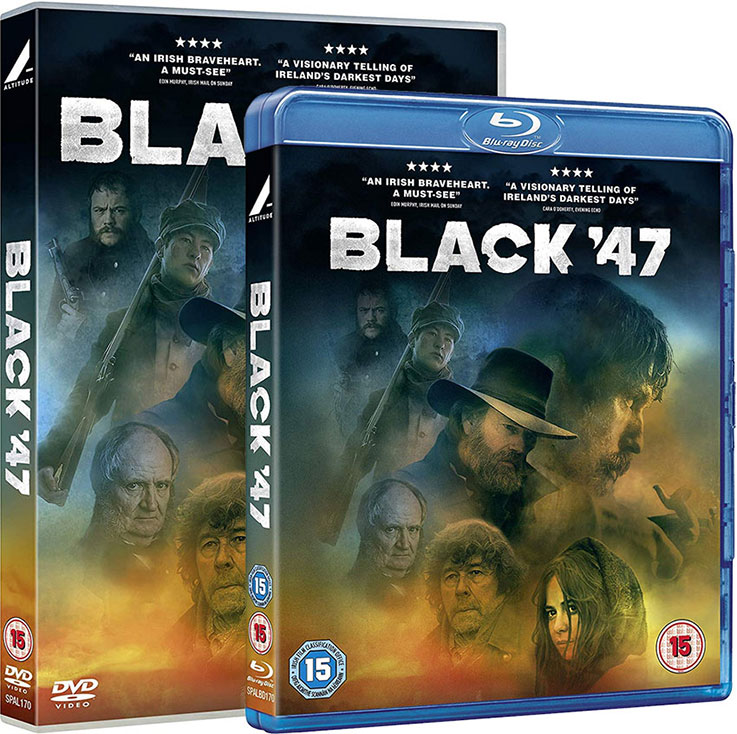 Black '47 DVD and Blu-ray pack shots