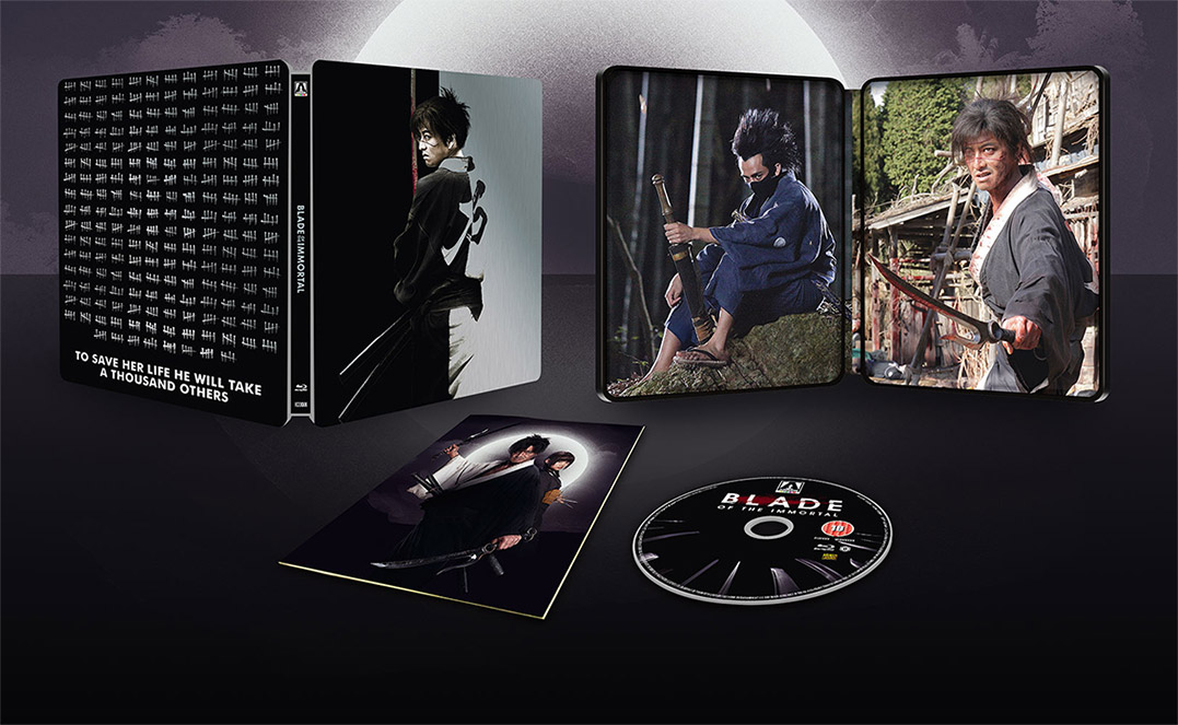 Blade of the Immortal Steelbook exploded packshot