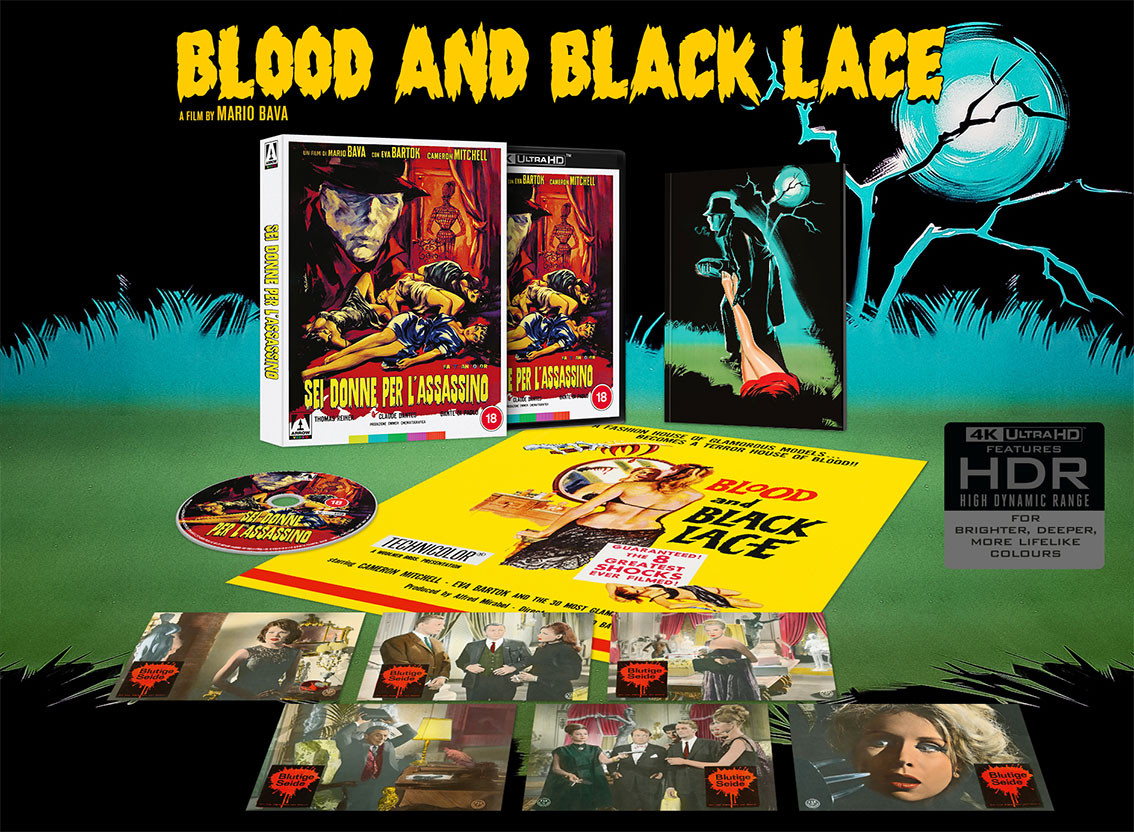 Blood and Black Lace Arte originale UHD pack shot