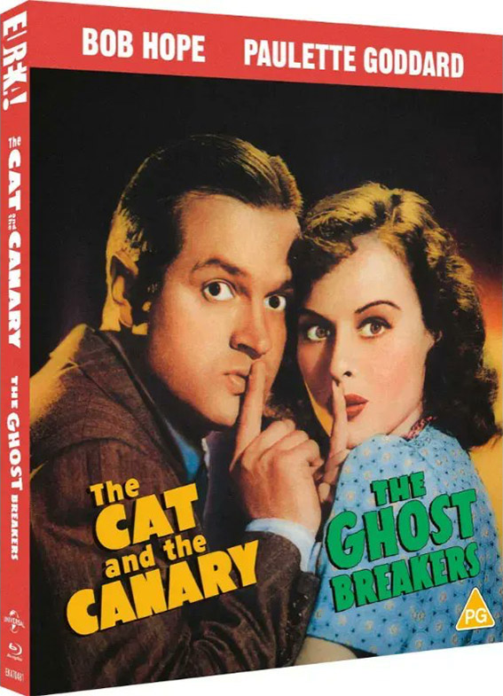 The CVat and the Canary and The Ghost Breaker Blu-ray cover art