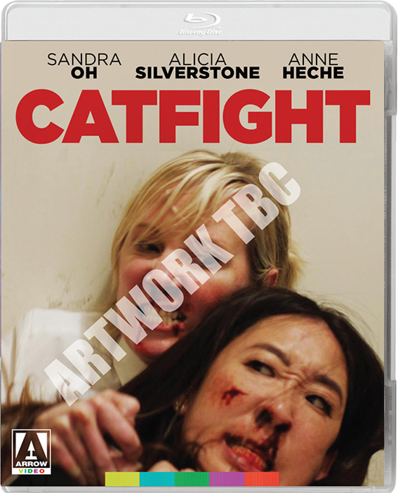 Catfight temporary artwork