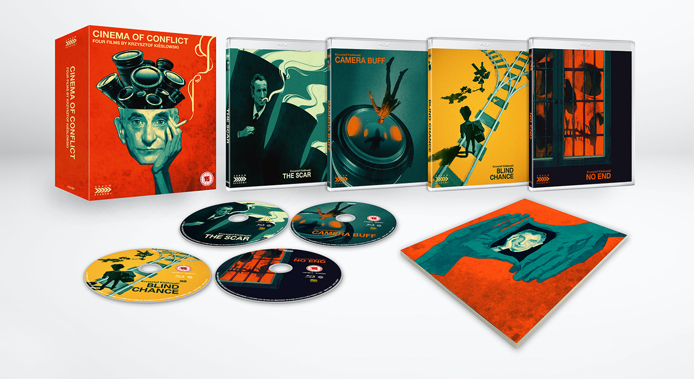 Cinema of Conflict: Four Films by Krzysztof Kieślowski Blu-ray pack shot