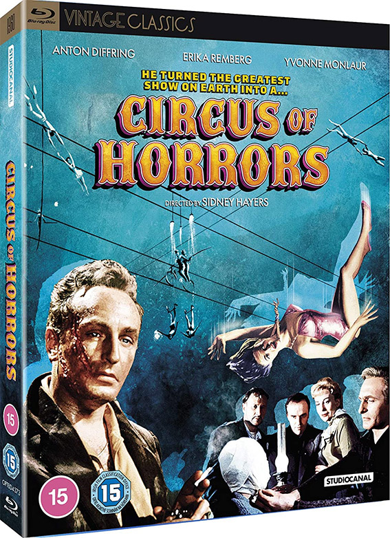 Circus of Horrors Blu-ray cover art