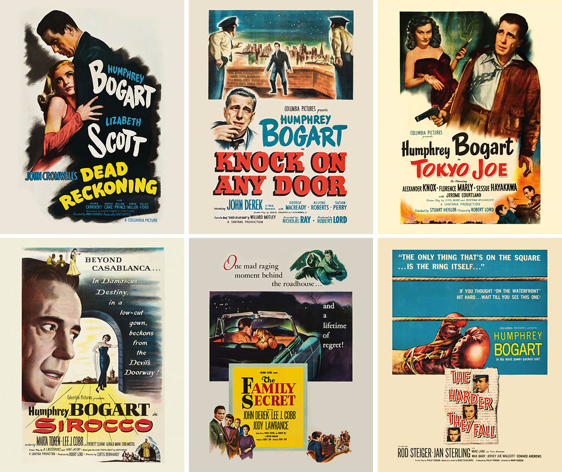 Columbia Noir 5: Humphrey Bogart individual covers