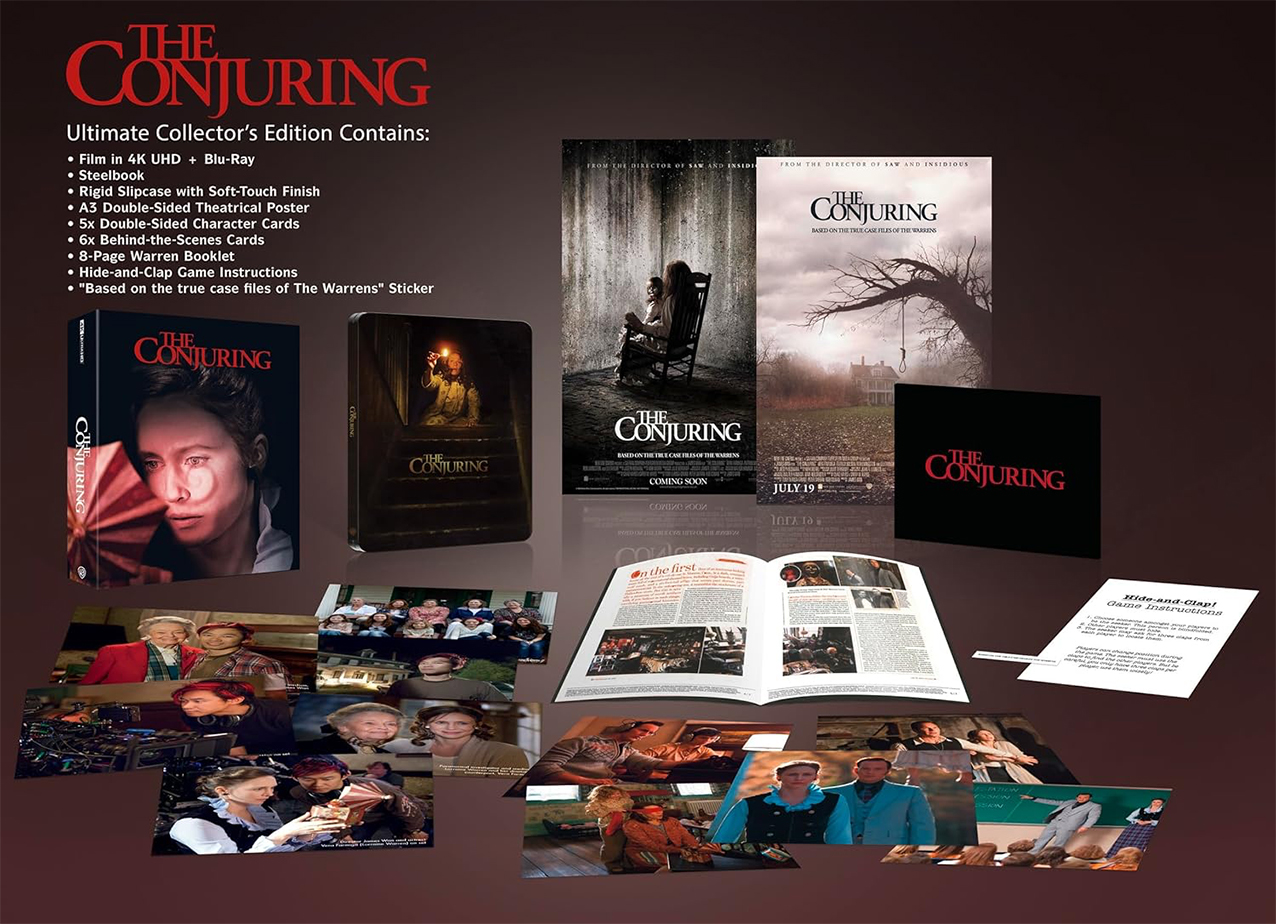 The Conjuring 4K UHD Collector's Edition pack shot