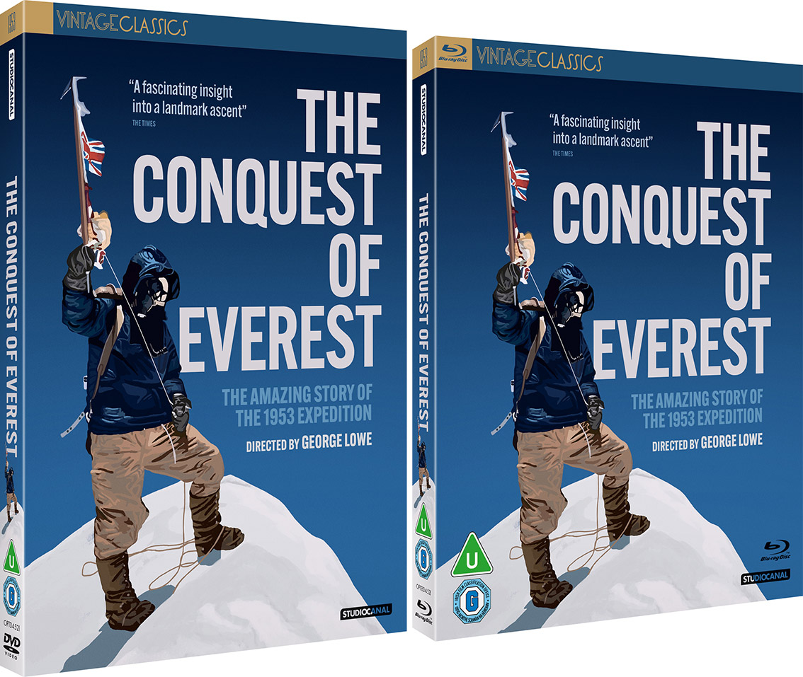 The Conquest of Everest DVD and Blu-ray pack shot