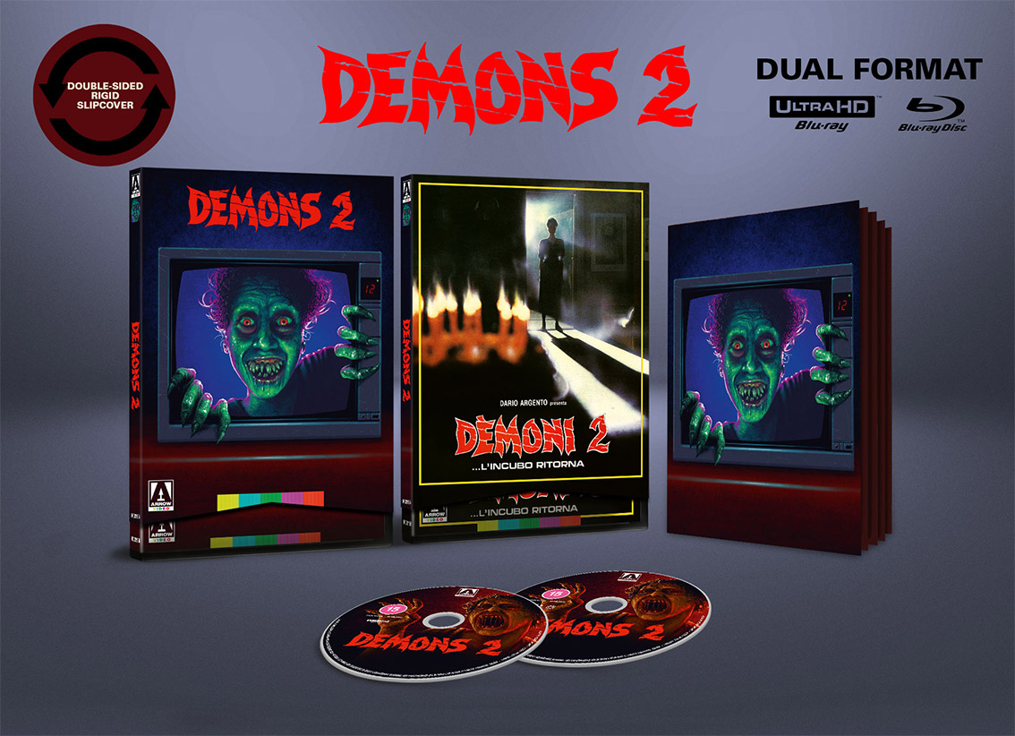 Demons 2 4K UHD Blu-ray pack short