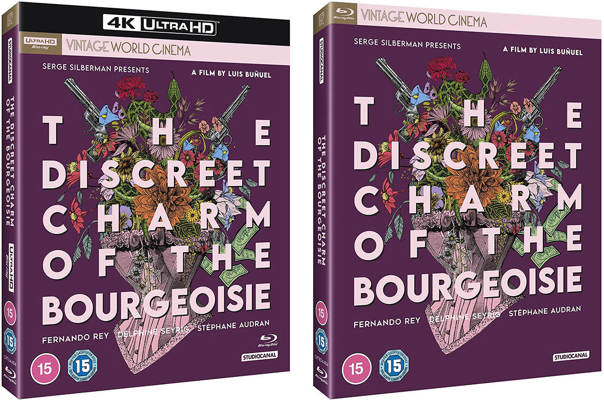 The Discreet Charm of the Bourgeoisie UHD and Blu-ray cover art