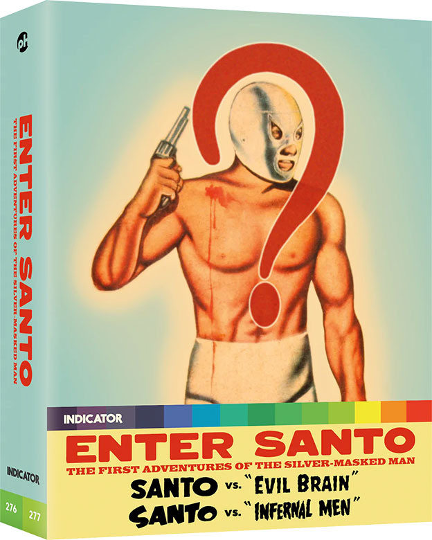 Enter Santo: The First Adventures of the Silver-Masked Man Blu-ray cover art