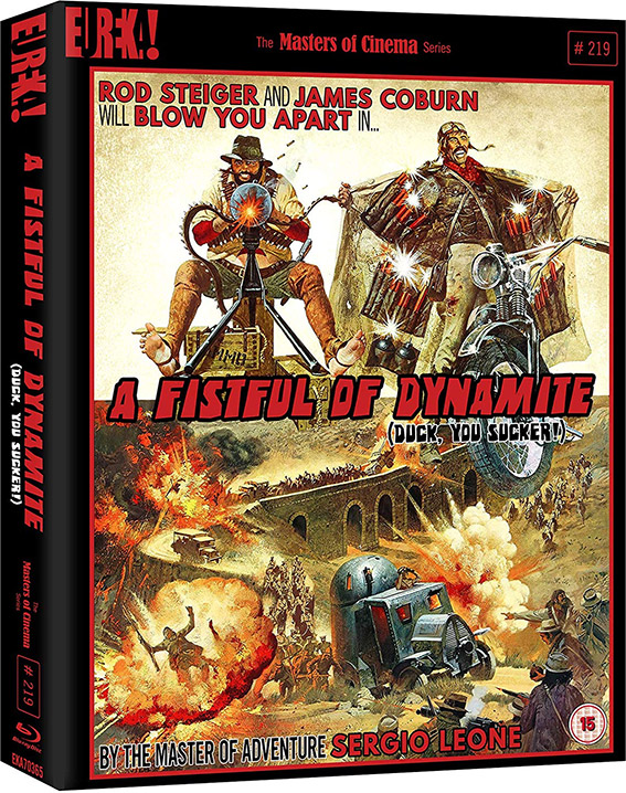 A Fistful of Dynamite Blu-ray cover art