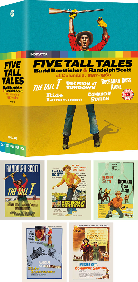 Five Tall Tales: Budd Bottchier & Randolph Scott at Columbia, 1957-1960 pack shot