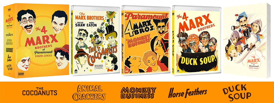 The 4 Marx Brothers at Paramount 1929-1933