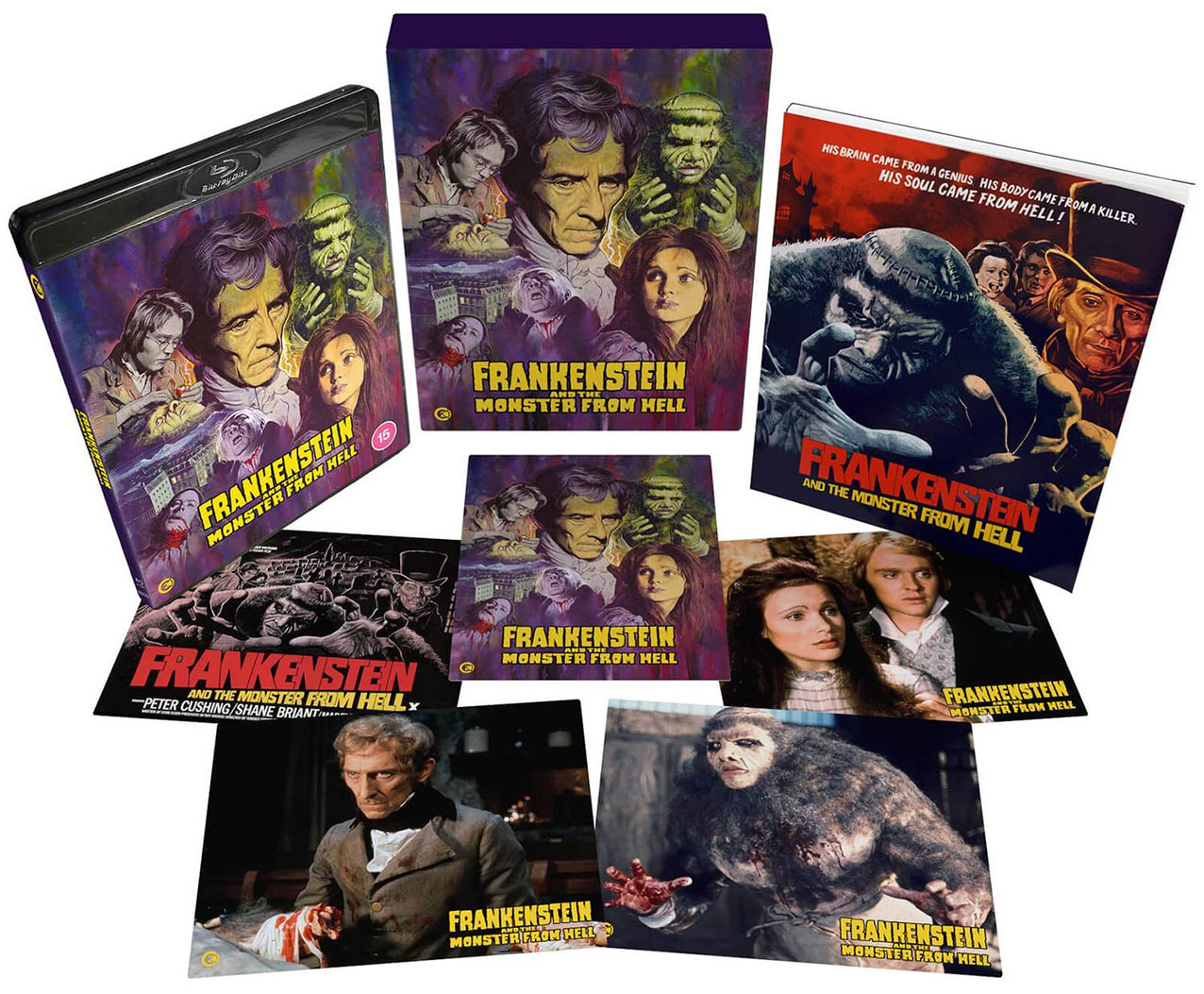 Frankenstein and the Monster From Hell Blu-ray pack shot