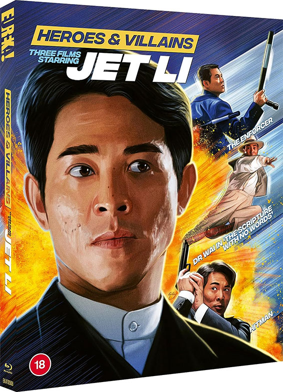 Heroes and Villians: Three Films Starring Jet Li Blu-ray cover art