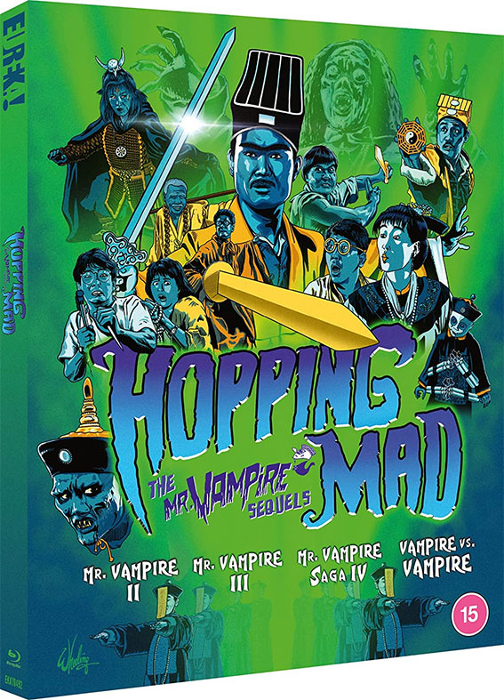Hopping Mad: The Mr. Vampire Sequels Blu-ray cover art