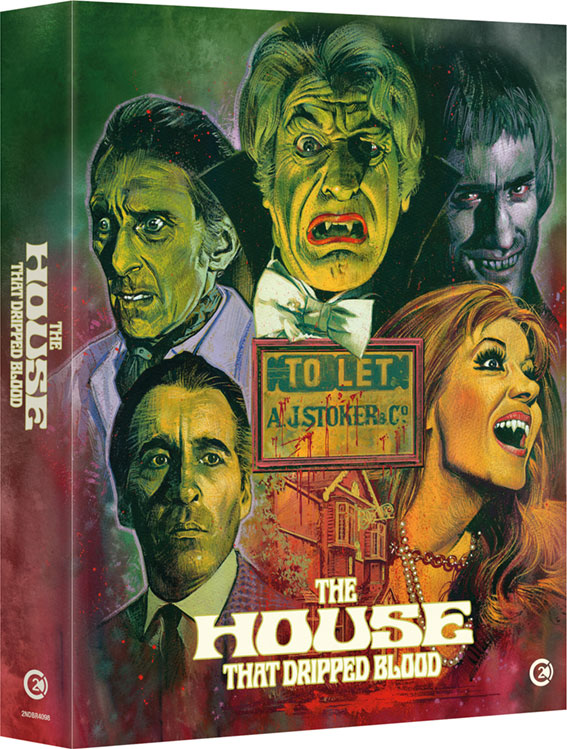 The House That Dripped Blood Blu-ray cover art