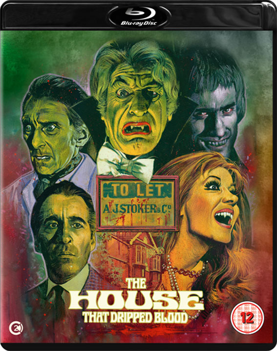 The House That Dripped Blood Blu-ray cover art