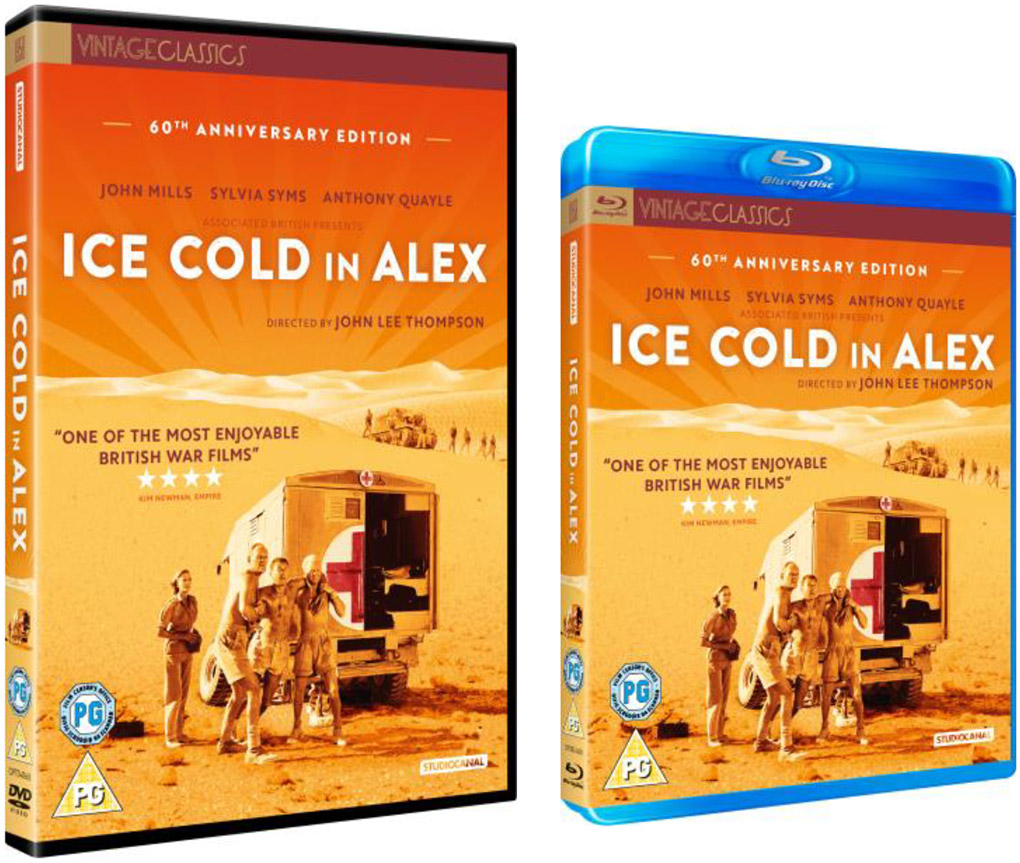 Ice Cold in Alex DVD & Blu-ray pack shot