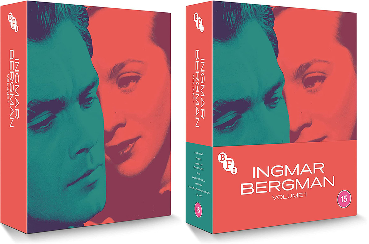 Ingmar Bergman Volume 1 Blu-ray box artwork