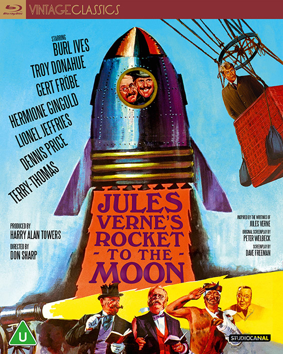 Jules Verne's Rocket to the Moon Blu-ray cover art