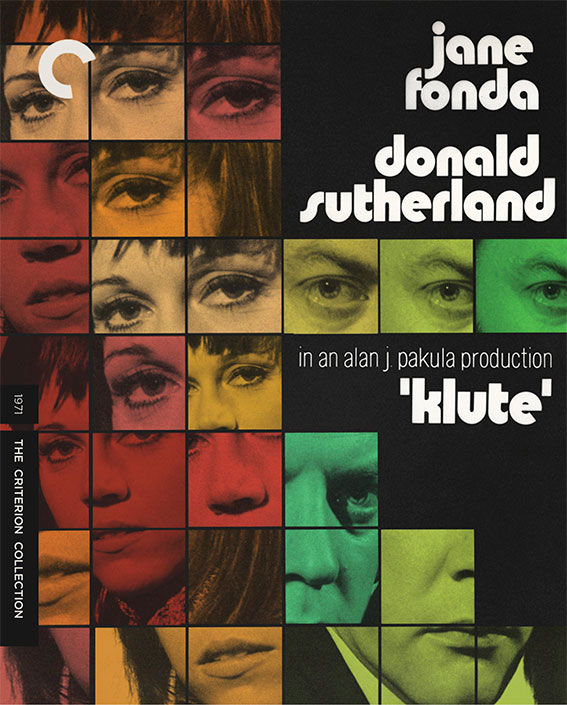 Klute Blu-ray cover art