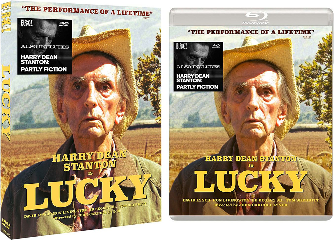 Lucky Blu-ray and DVD pack shot