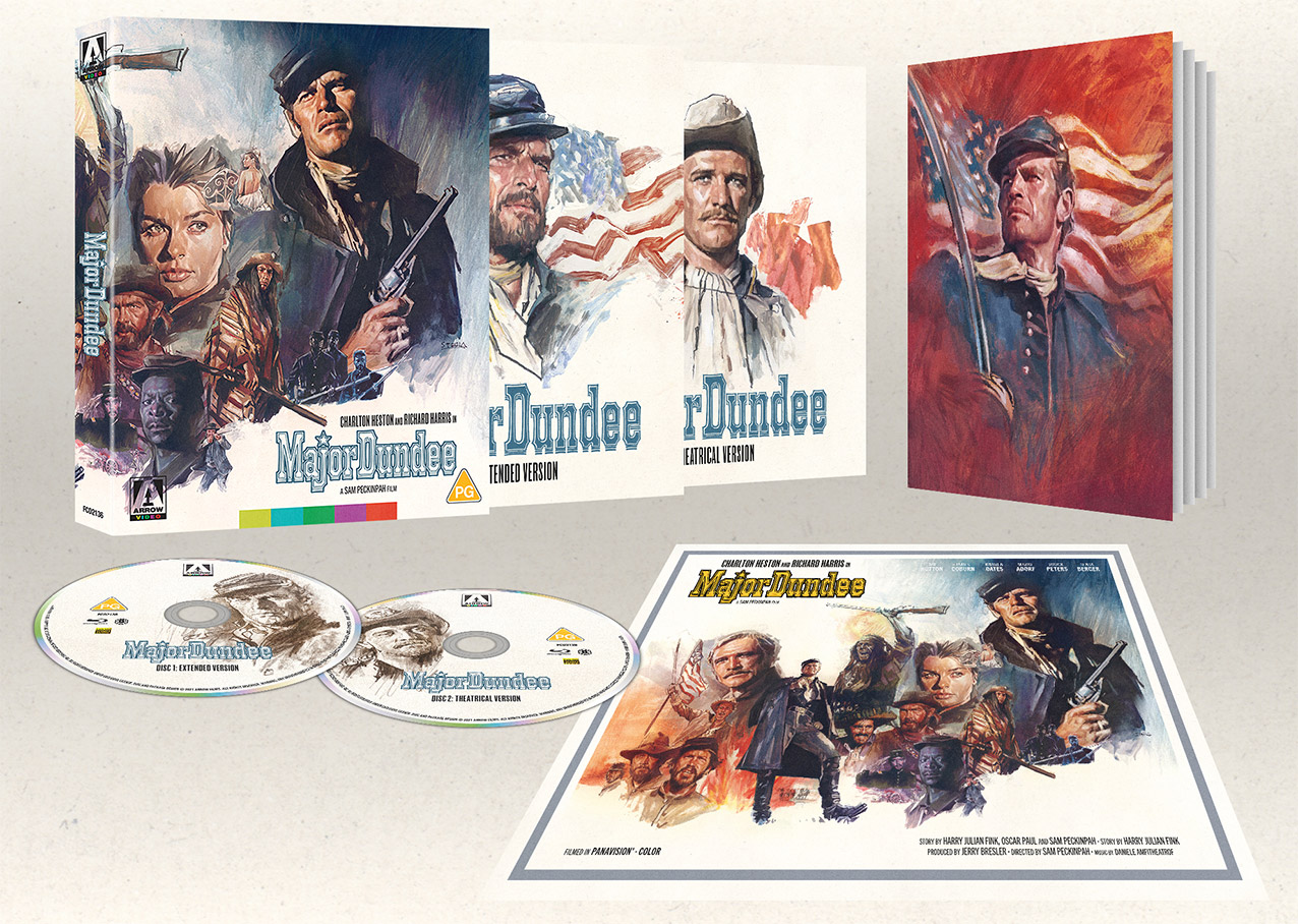Major Dundee Blu-ray pack shot