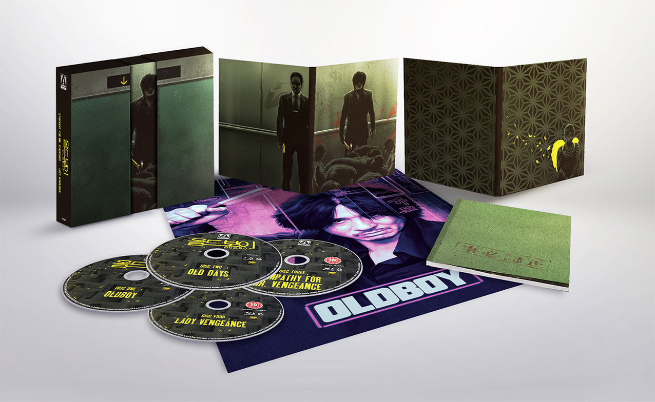 Oldboy 4-disc Limited Edition Blu-ray box set artwork