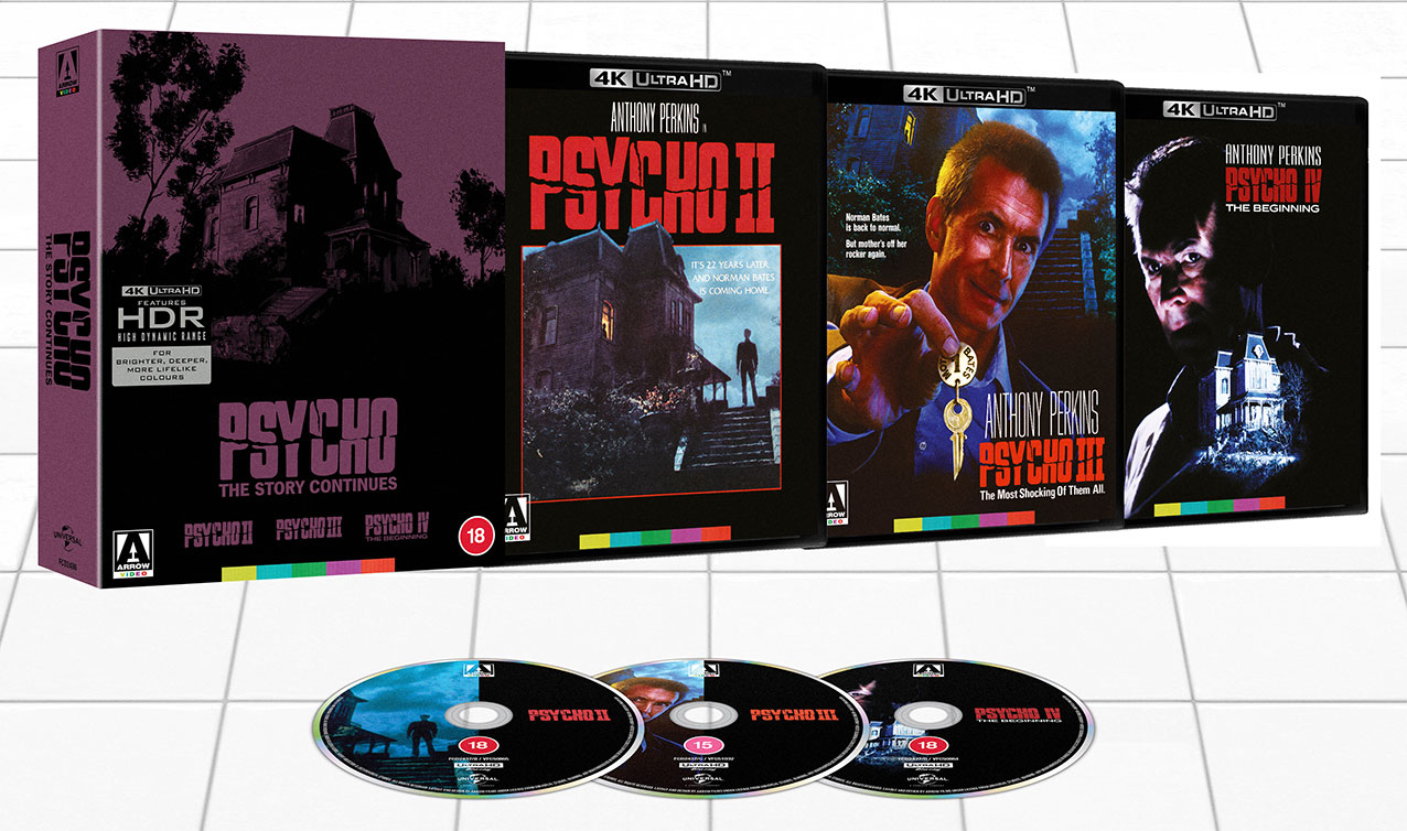 Psycho: The Story Continues UHD pack shot