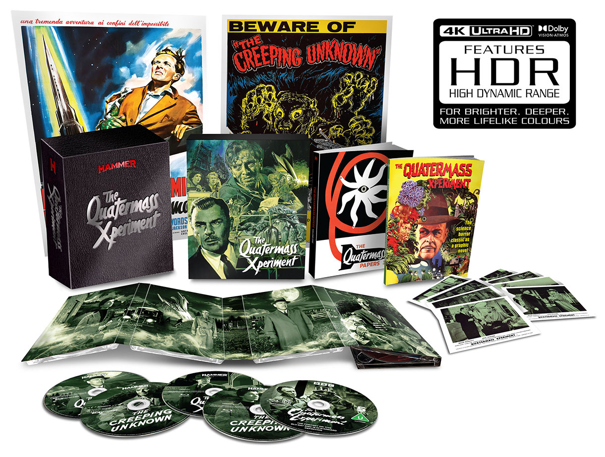 The Quatermass Xperiment UHD/Blu-ray pack shot