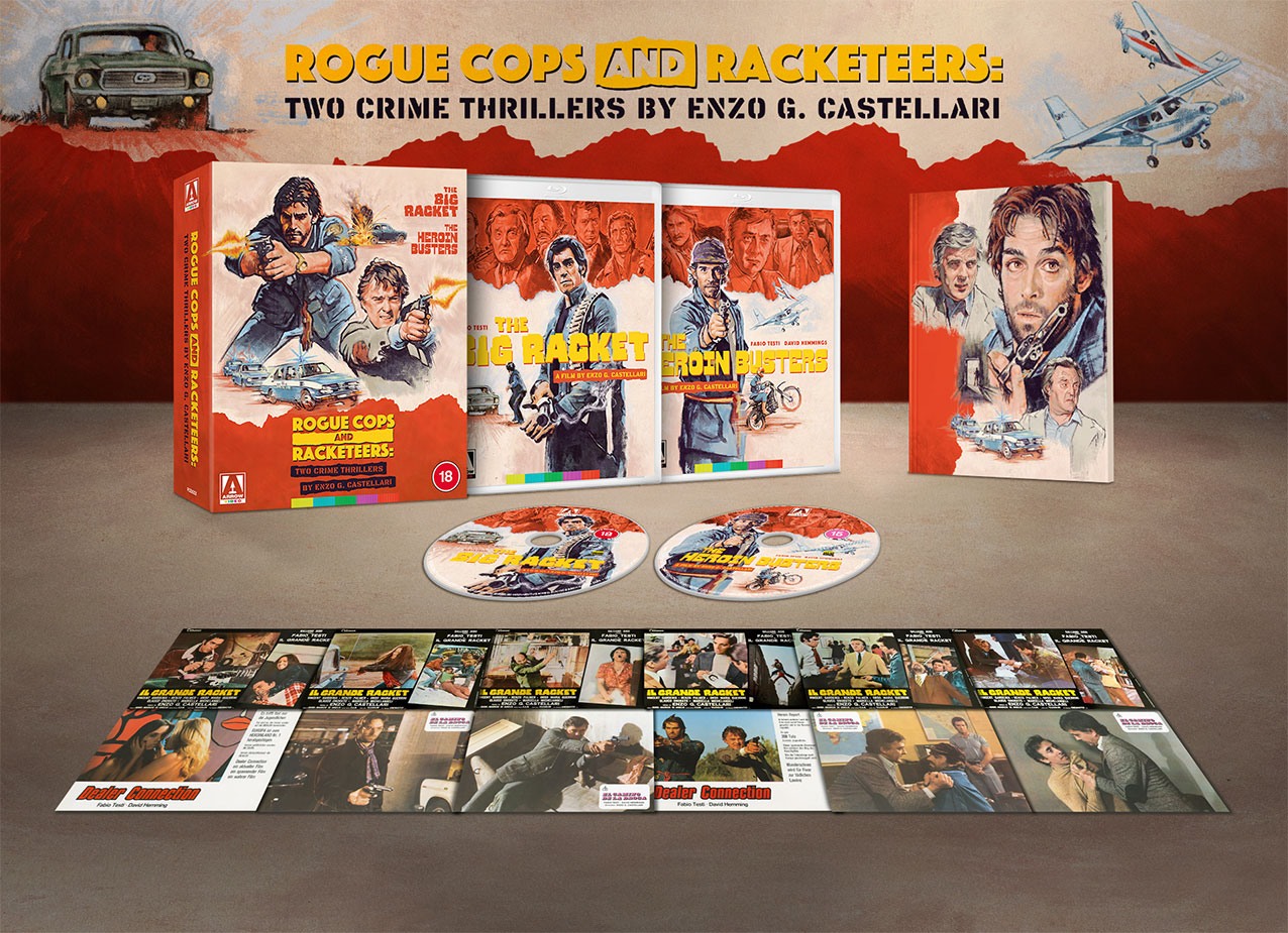 Rogue Cops and Racketeers: Two Crime Thrillers from Enzo G. Castellari Blu-ray pack shot
