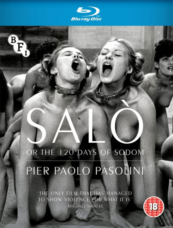 Salò, or The 120 Days of Sodom Blu-ray cover art