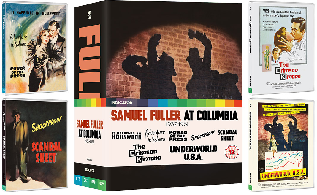 Samuel Fuller at Columbia 1937-1964 Blu-ray pack shot