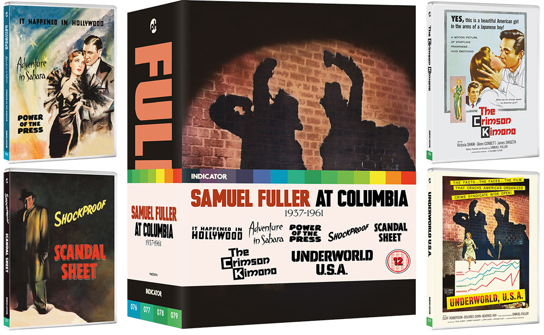 Samuel Fuller at Columbia 1937-1964 Blu-ray pack shot
