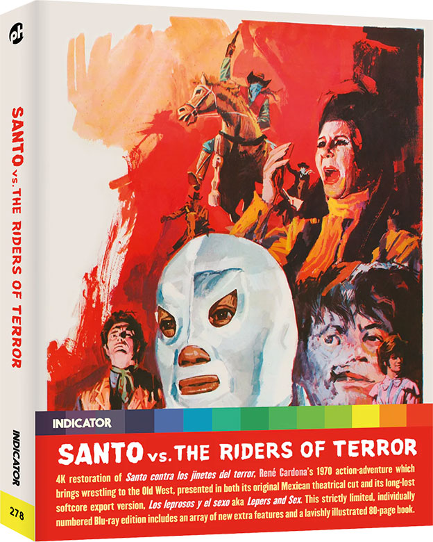 Santo vs. the Riders of Terror Blu-ray cover art