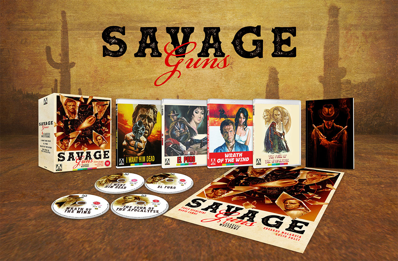 Savage Guns: Four Classic Westerns Vol 3 Blu-ray pack shot