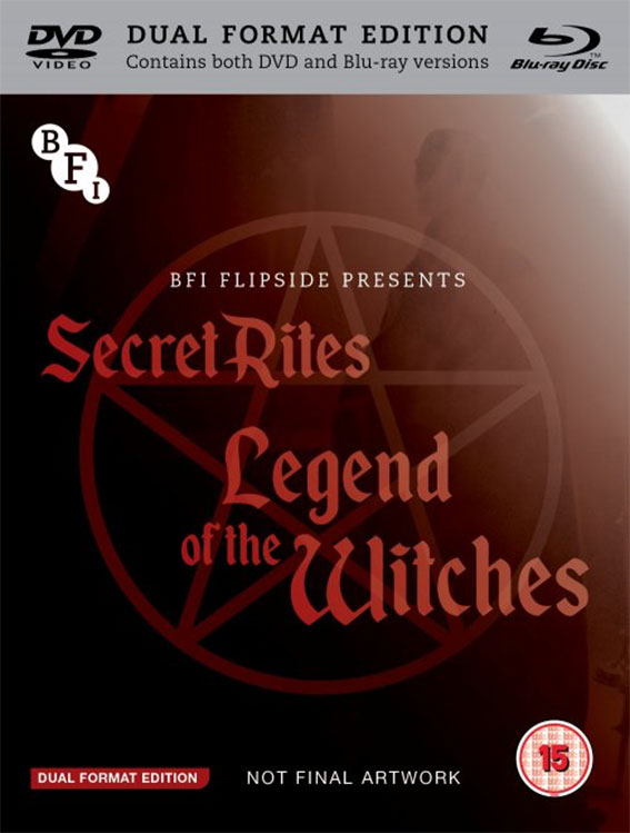 Secret Rites / Legend of the Wicthes dual format temporary artwork