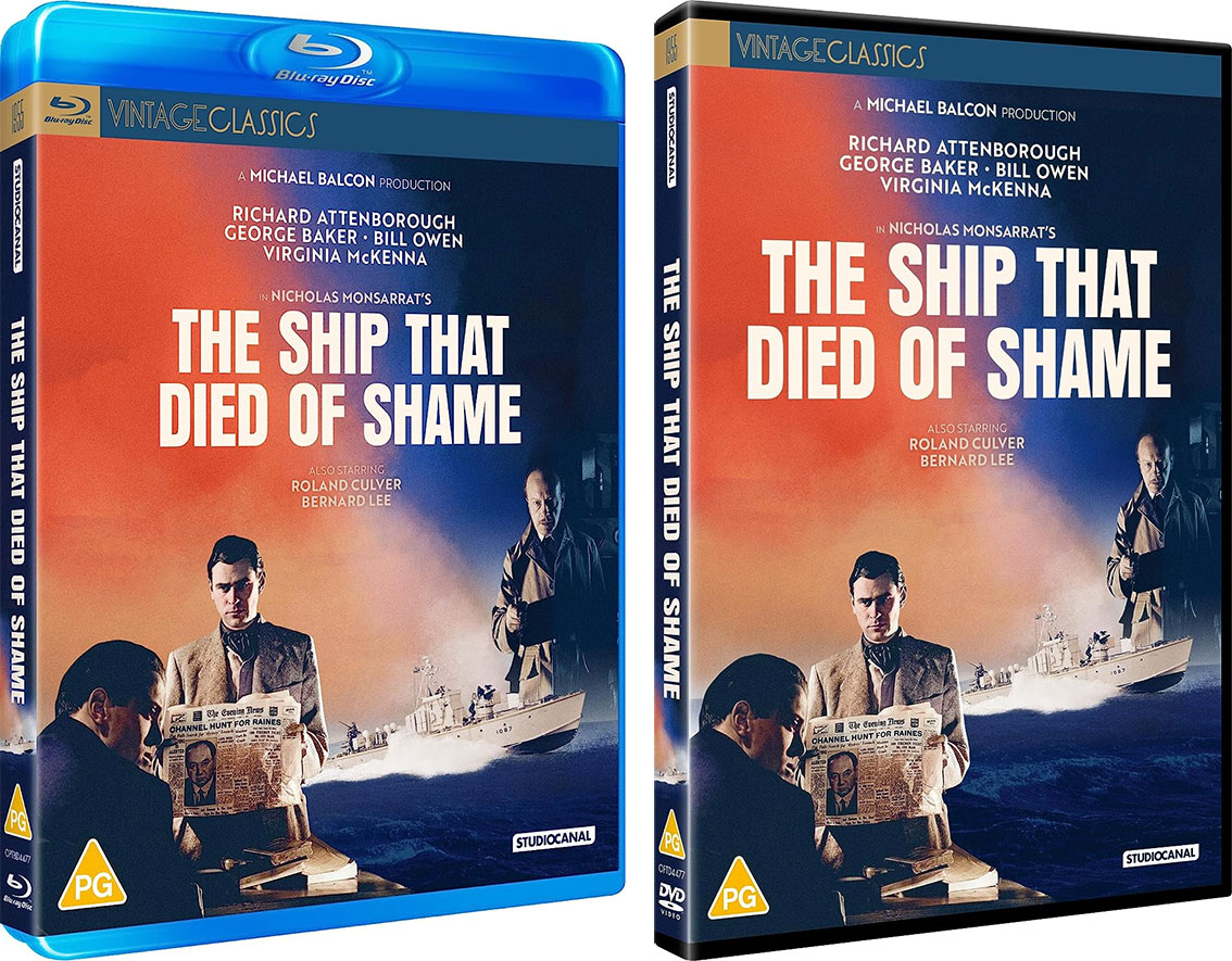 The Ship That Died of Shame Blu-ray and DVD cover art