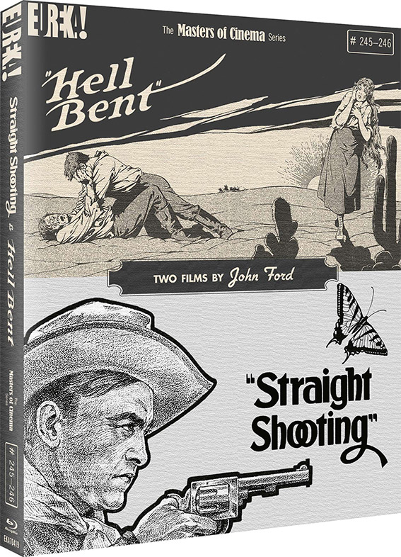 Straight Shooting & Hell Bent: Two Films by John Ford Blu-ray cover art